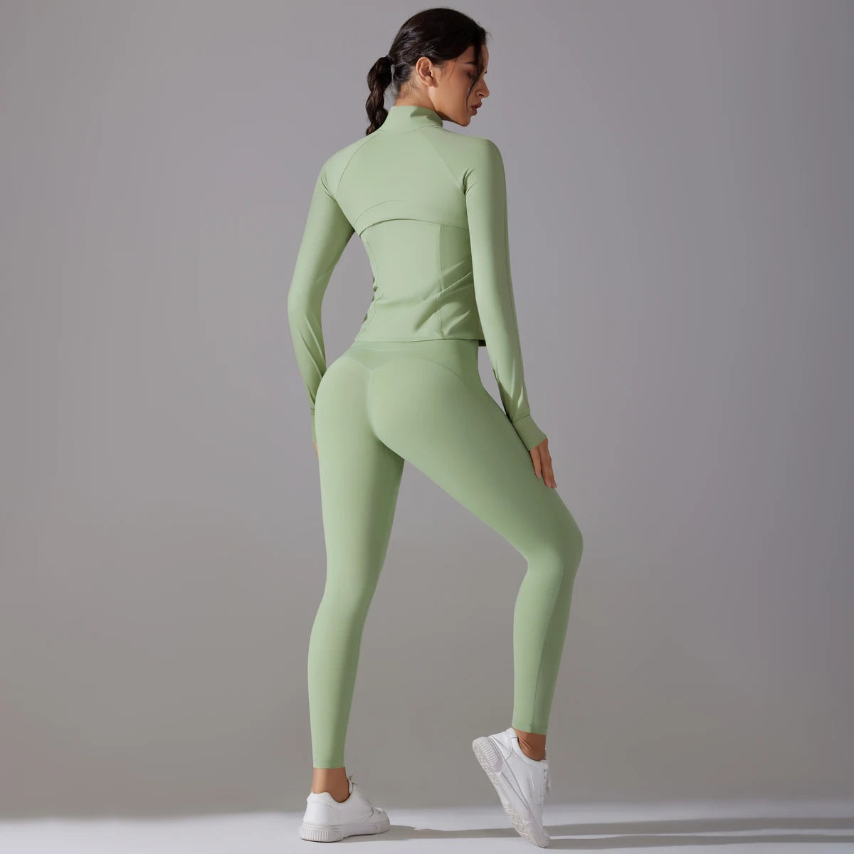 Vittoria Zipper Track Leggings Sets