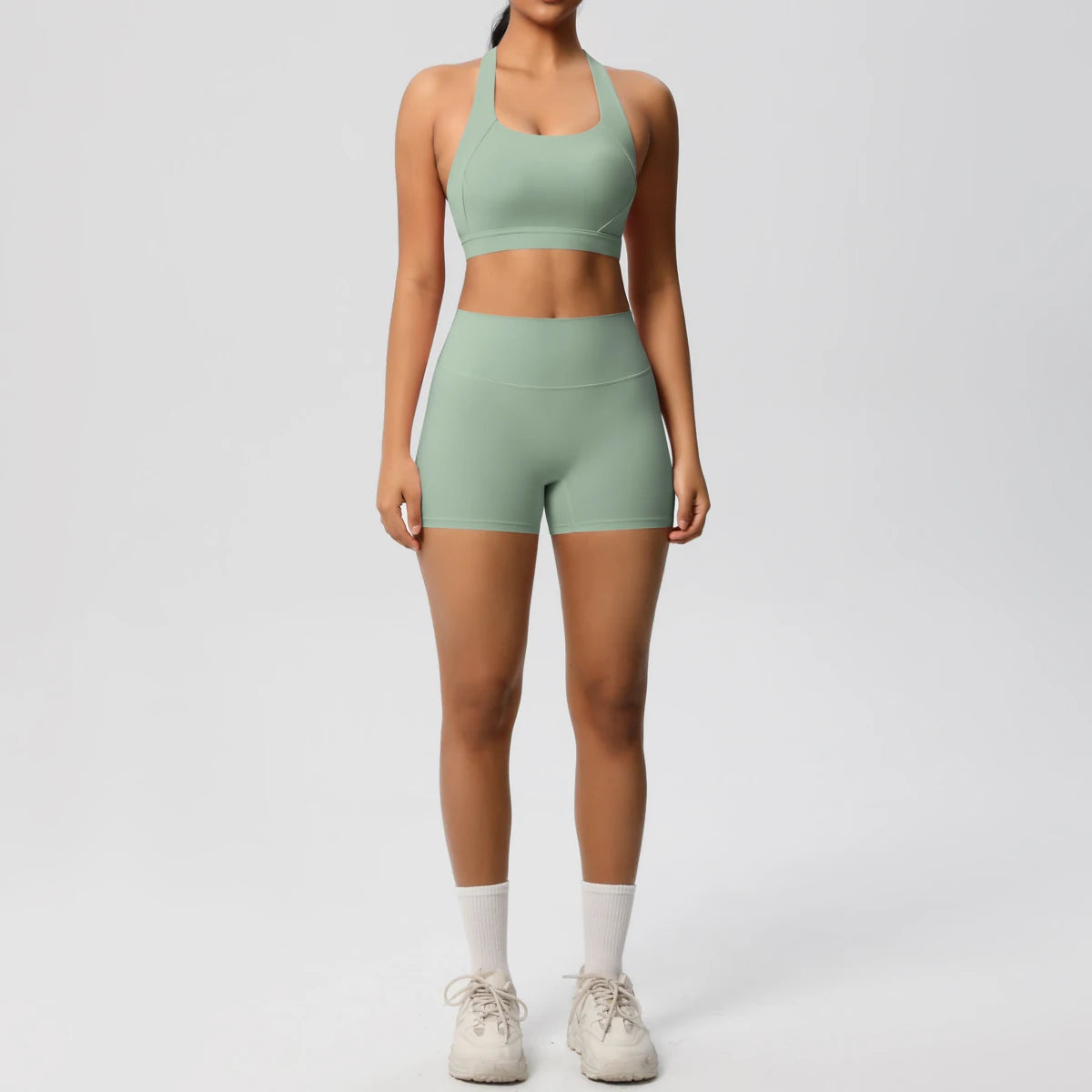 Layla Breathable Shorts Yoga Set