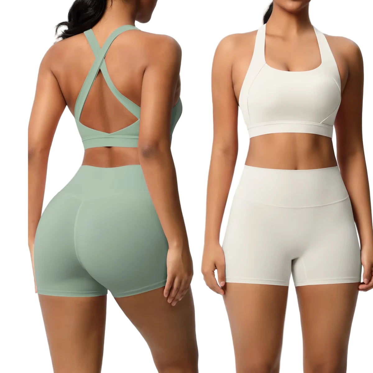 Layla Breathable Shorts Yoga Set