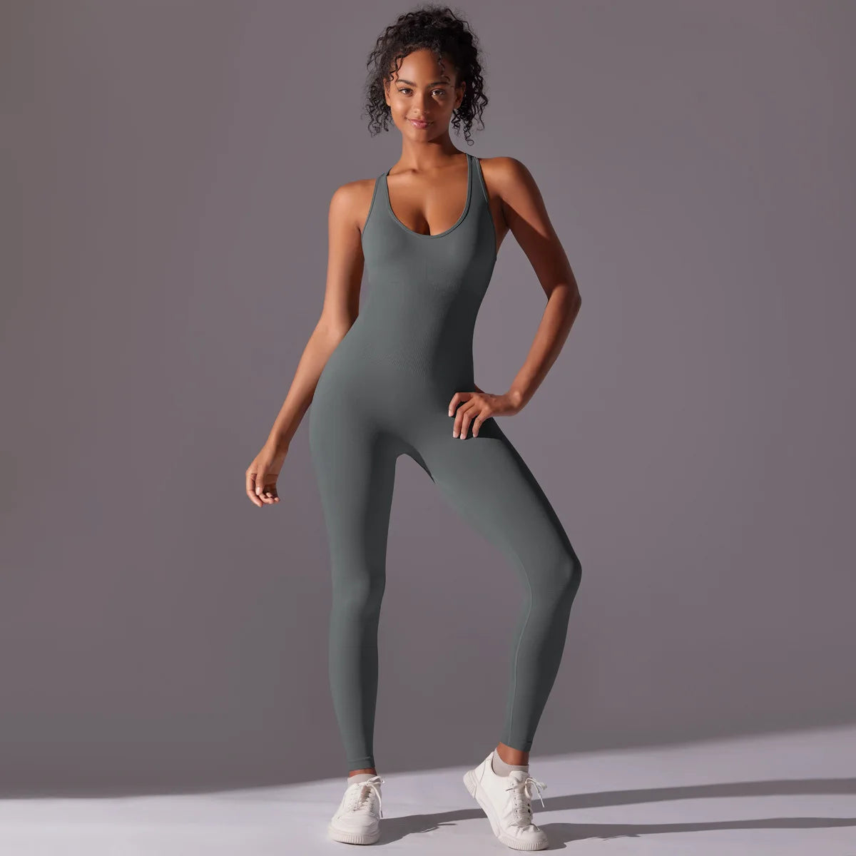 Francesca One Piece Seamless Nylon Bodysuit